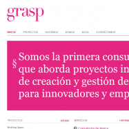Detalle de captura de pantalla de la web de Grasp